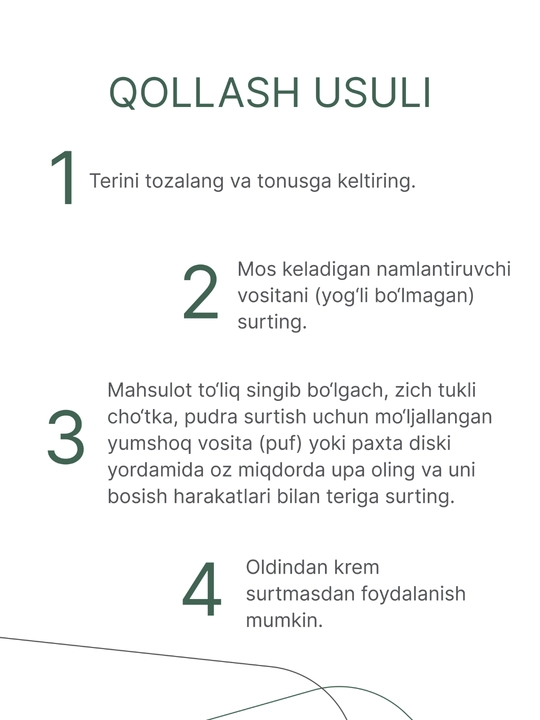 Geltek Pure Finish sebumni nazorat qiluvchi kukun pudra