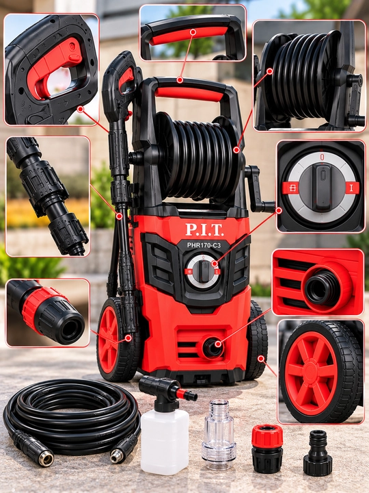 Минимойка,для дома, двора, автомобиля, P.I.T. PHR170-C3