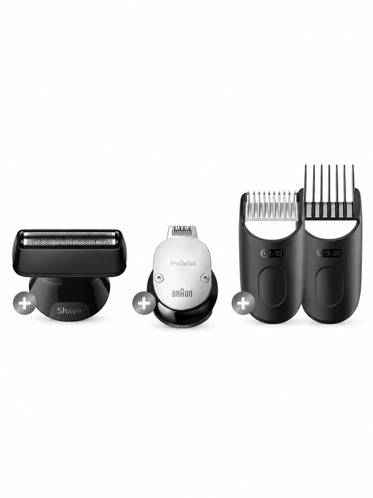 Триммер Braun BT3500 для бороды и усов, аккумуляторный, 20 установок длины, черный