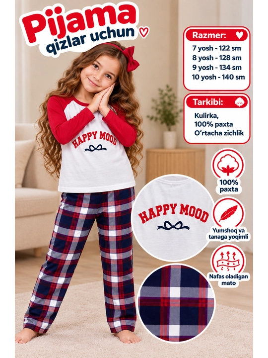 Qizlar uchun pijama - 