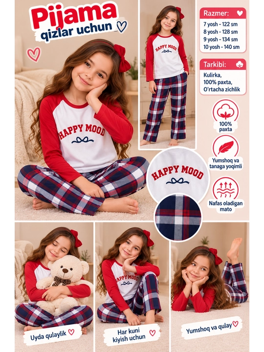 Qizlar uchun pijama