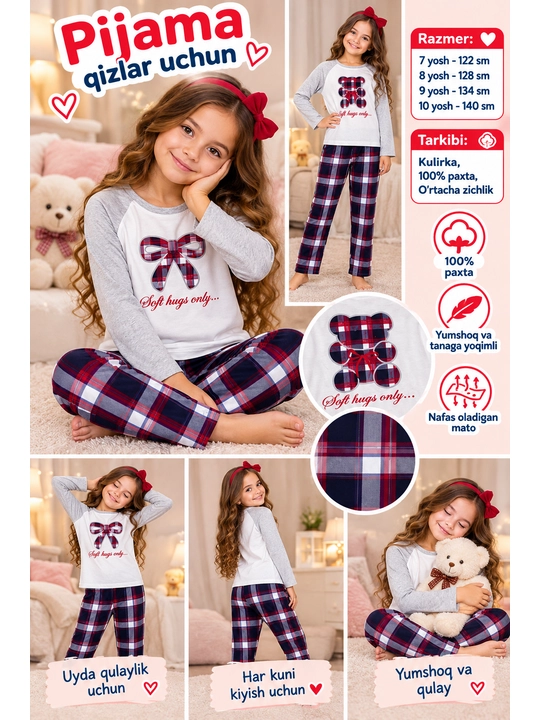 Qizlar uchun pijama