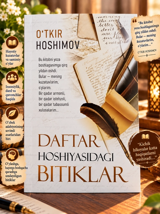 Дафтар хошиясидаги битиклар, Уткир Хошимов - 