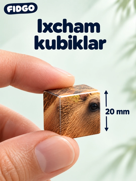 Magnitli konstruktor va kubik-pazl FIDGO, 25–200 ta detal