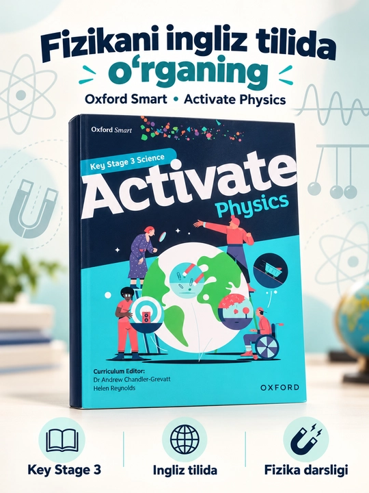 Oxford Smart Activate Physics — fizika darsligi - 
