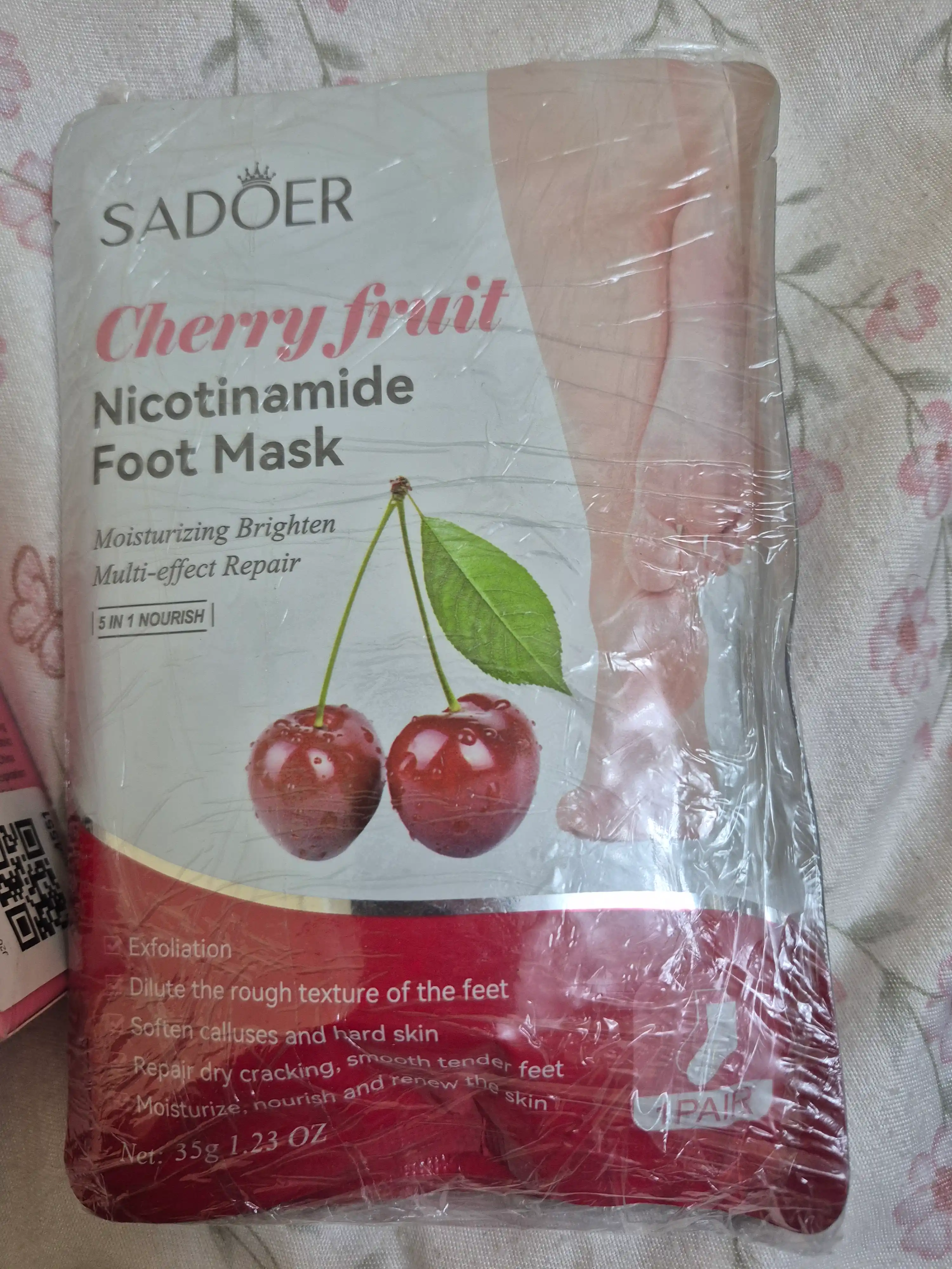 Oyoq uchun niqob, oziqlantiruvchi va namlovchi niqob, oyoq krem SADOER 1 juft
