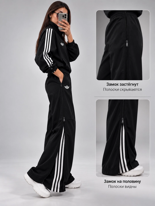 Ayollar dvoykasi oversize, sport kostyum shim ayollar uchun