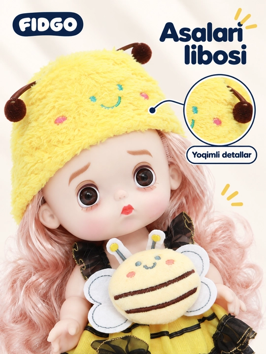 FIDGO musiqali qo‘g‘irchoqlari, Lovely Baby, turli liboslarda