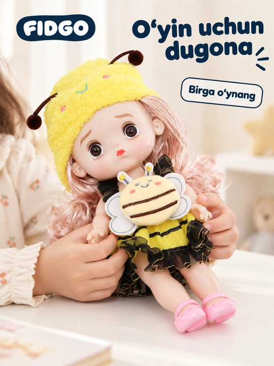 FIDGO musiqali qo‘g‘irchoqlari, Lovely Baby, turli liboslarda