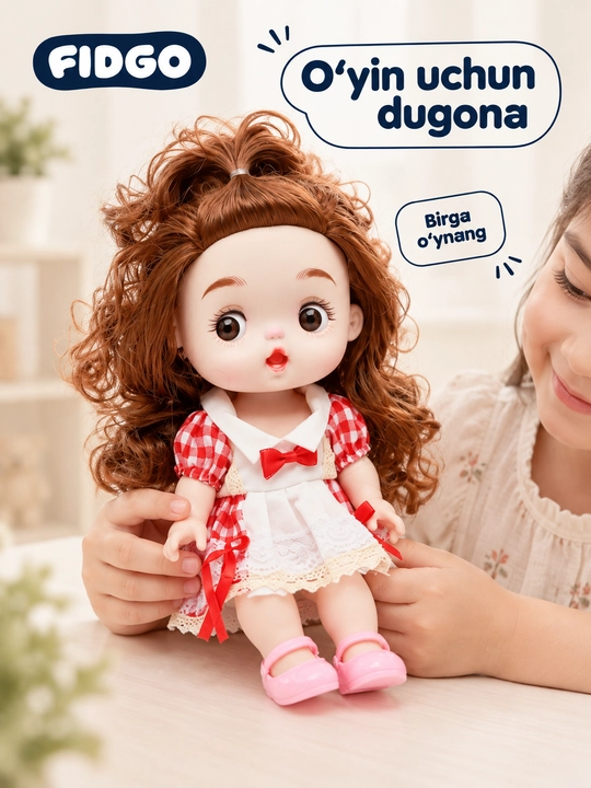 FIDGO musiqali qo‘g‘irchoqlari, Lovely Baby, turli liboslarda