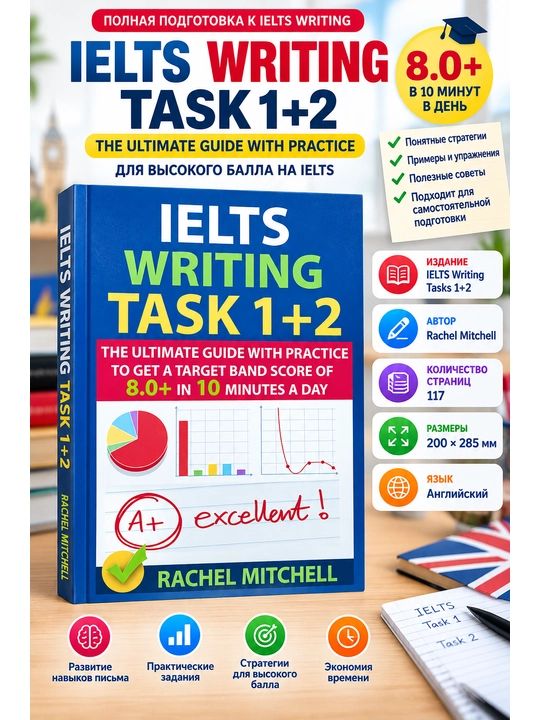 IELTS Writing Task 1+2 - Rachel Mitchell - Подготовка к IELTS Academic - 117 страниц - 