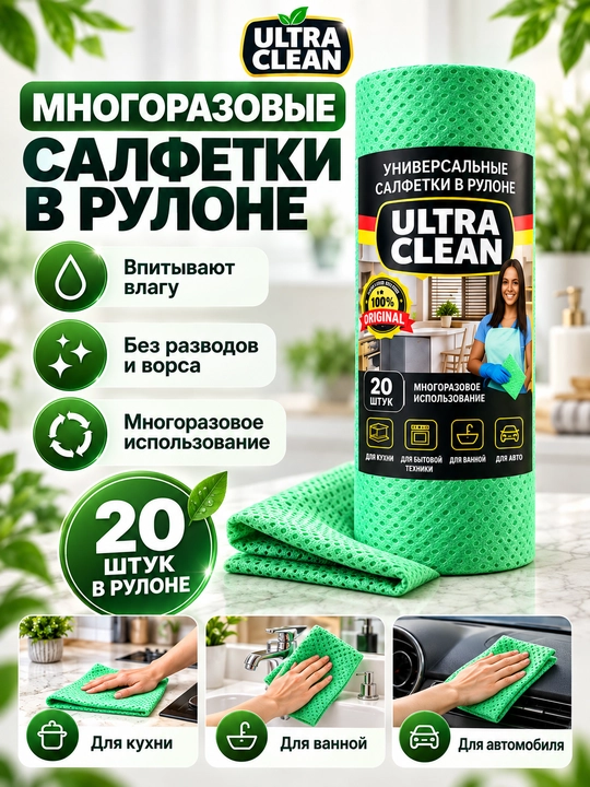 Universal salfetkalar, idish-tovoq uchun latta, sochiq, latta, chang latta, delfin latta - 