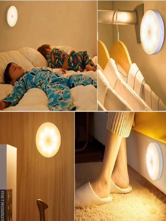 Aqlli simsiz chiroq, harakat sensorli chiroq, simsiz LED magnitli doimiy chiroq