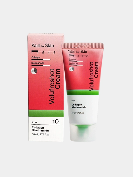 Крем Wati For Skin Collagen Niacinamide Volufroshot против морщин, 50 мл
