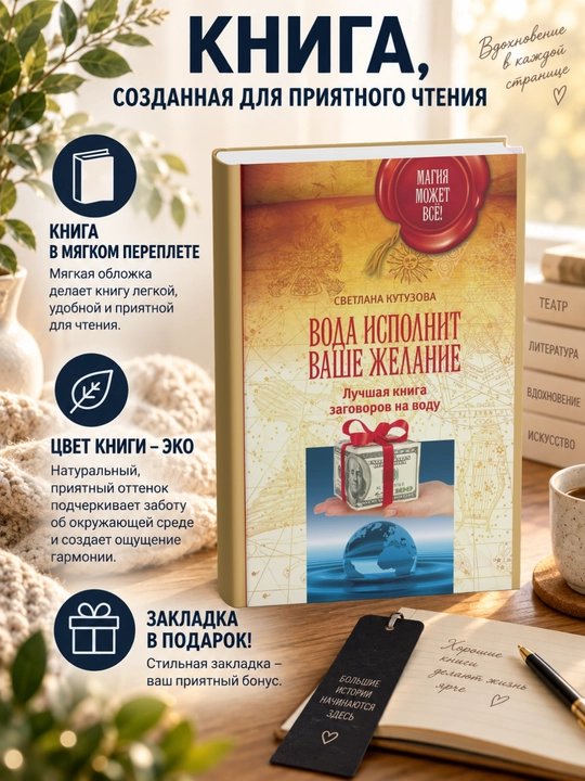 Светлана Константиновна. Вода исполнит ваше желание. Лучшая книга заговоров на воду - 