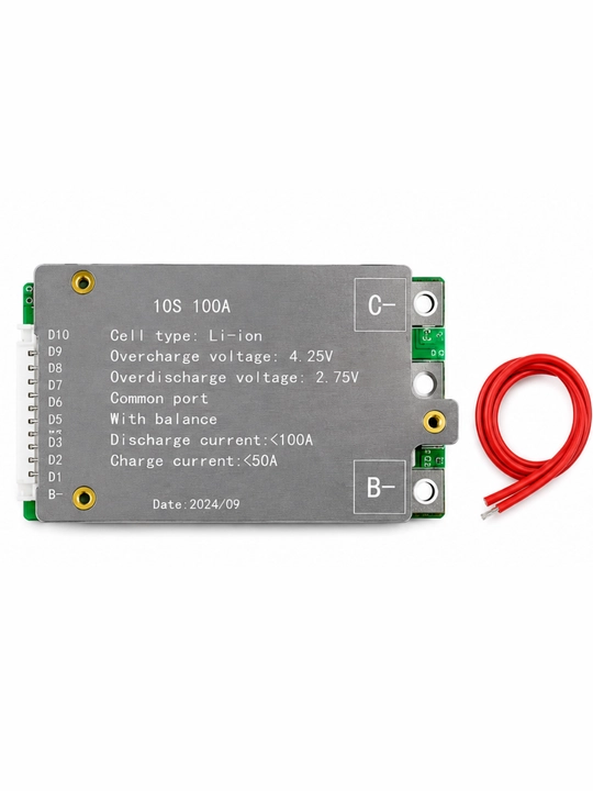 BMS 10S 10A 36–42V himoya platasi, Li-ion akkumulyatorlar uchun balanslash bilan