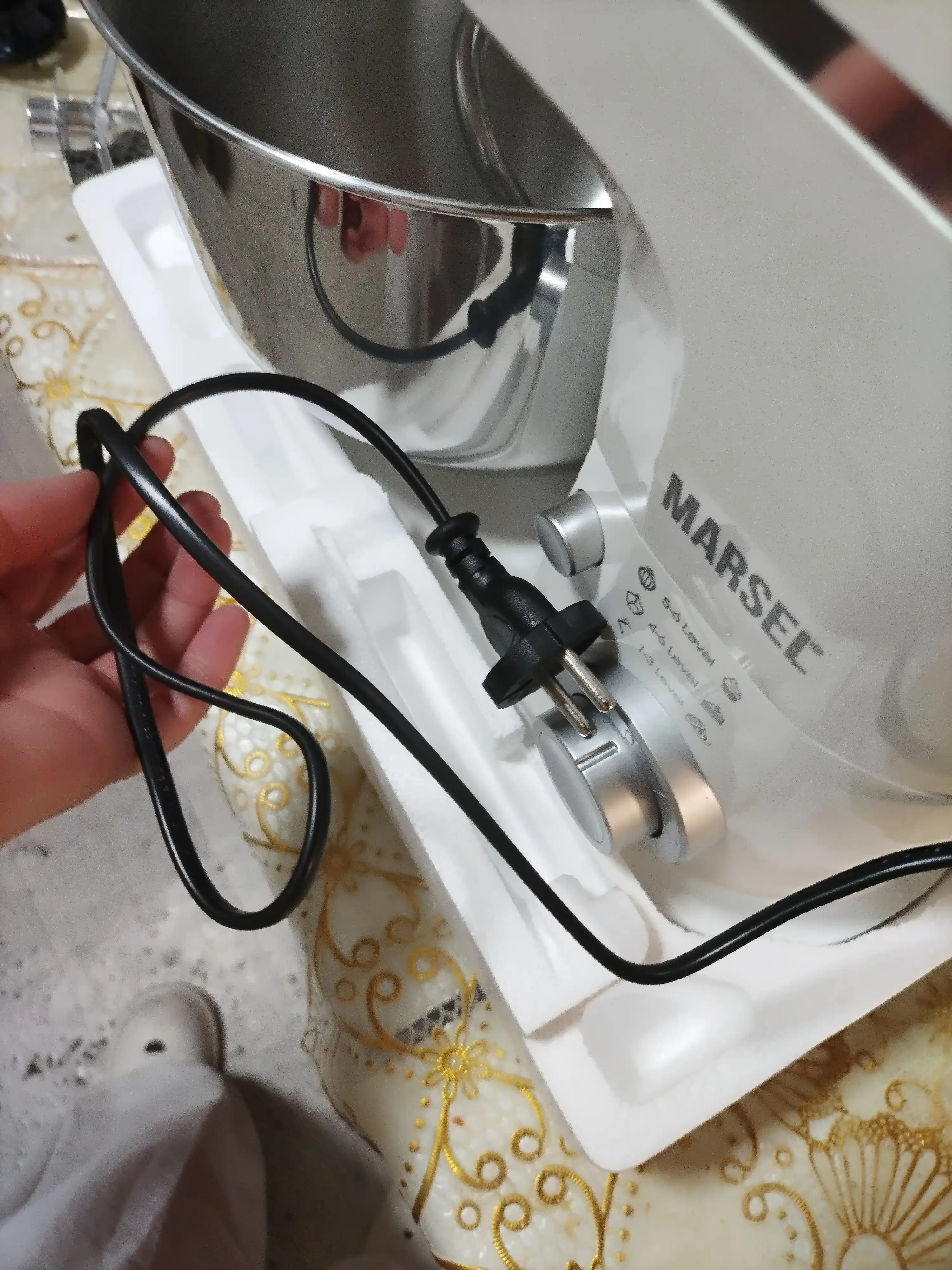 Кухонный комбайн MARSEL SM-01 мясорубка+блендер+тестомес+тестораскатка