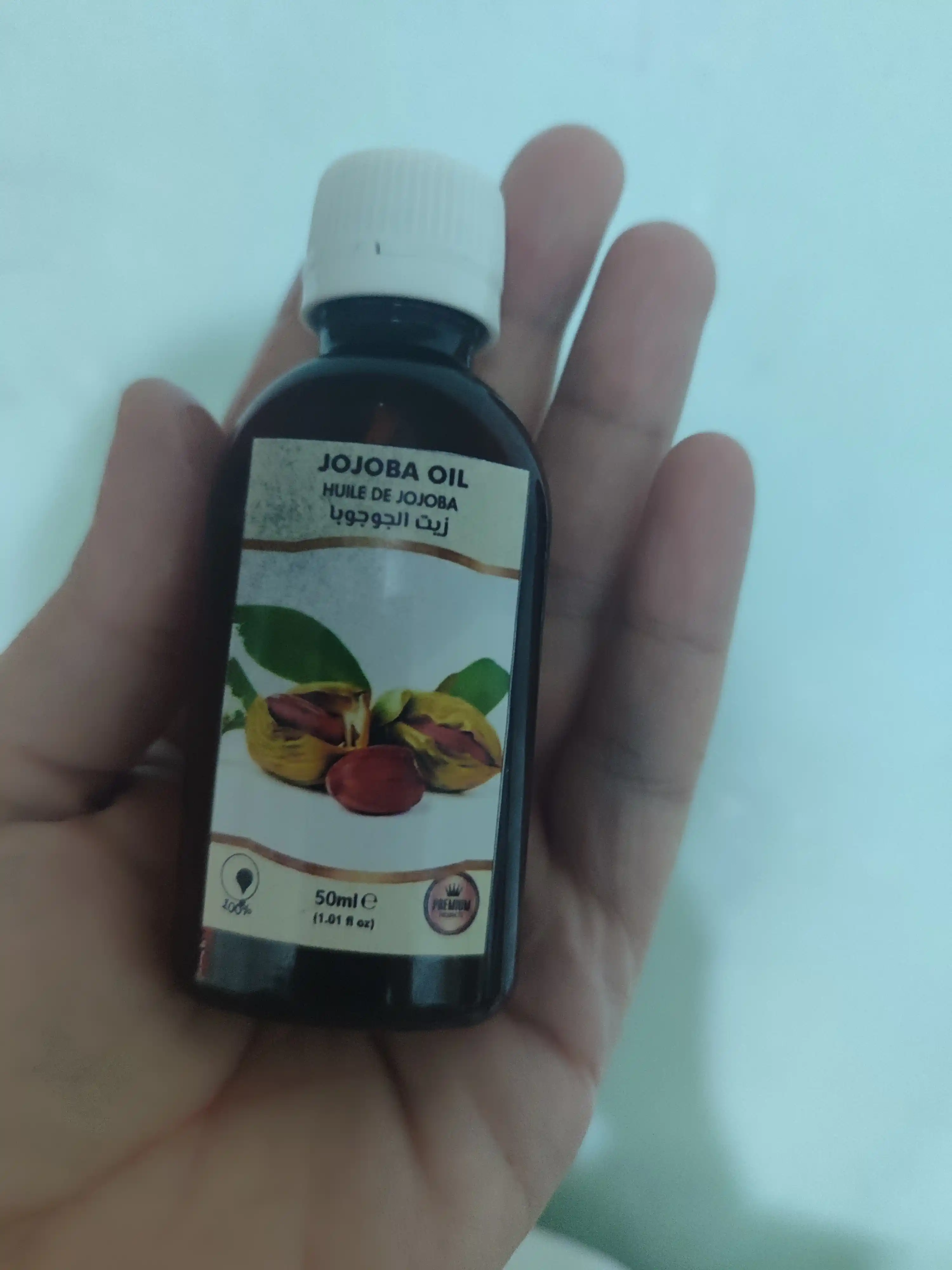 Jojoba kosmetik yog'i, 50 ml. Terini namlash va oziqlashtirish uchun yog'