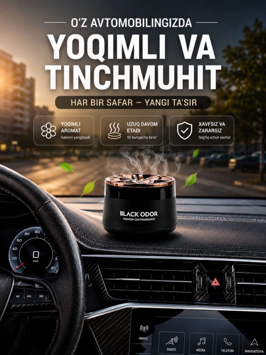 Uy va avtomobil uchun yoqimli hid tarqatuvchi aromatizator