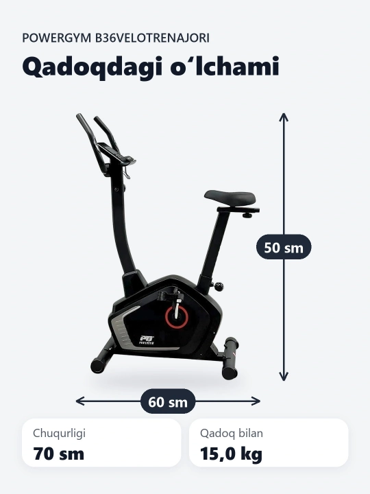 PowerGym B36 velotrenajori
