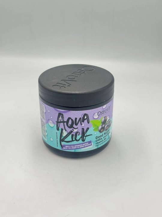 OstroVit Aqua Kick Good Night 300 g — kechki ichimlik, ko‘k meva ta’mi  