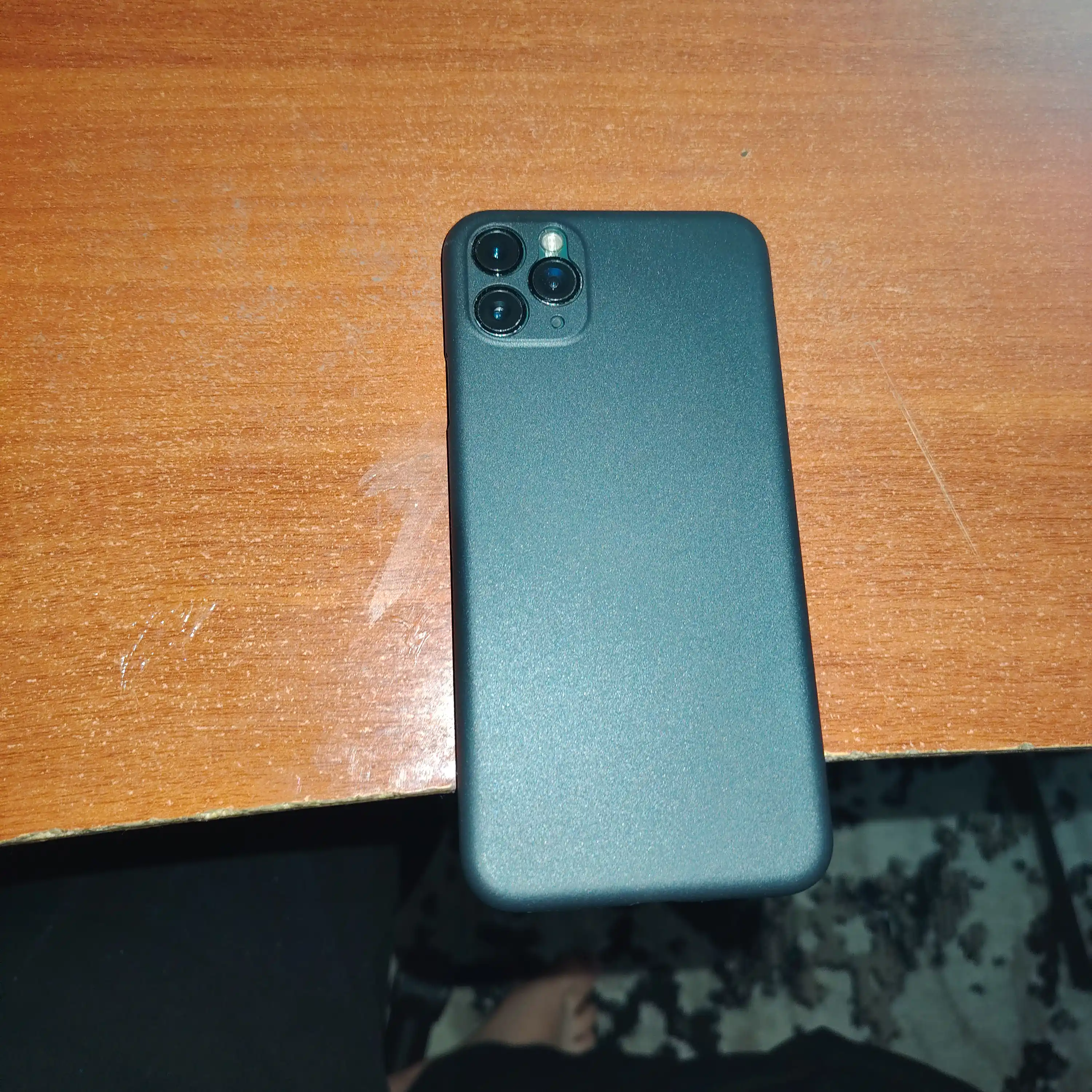 Матовый прозрачный чехол на iPhone X, 11, 12, 13, 14, 15, 16, 17 Pro, Pro Max