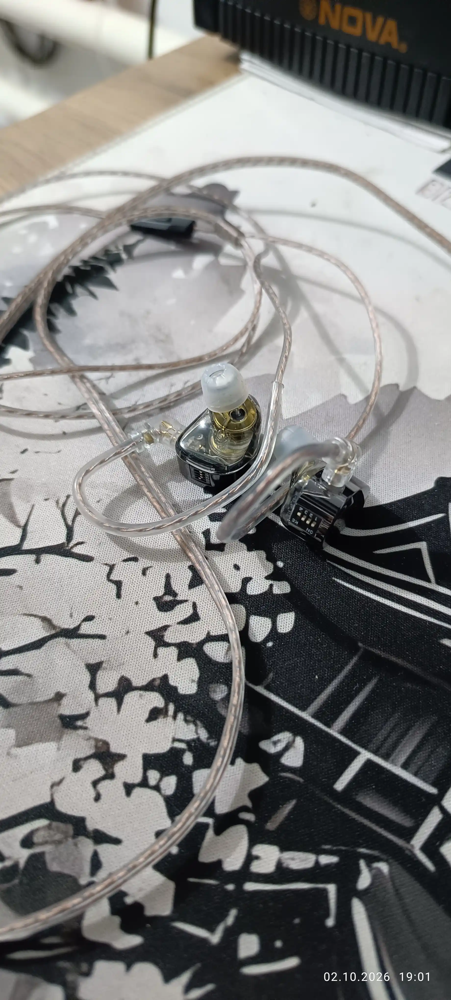 KZ Castor Pro проводные Hi-Fi IEM мониторные, с мощным басом и микрофоном наушники