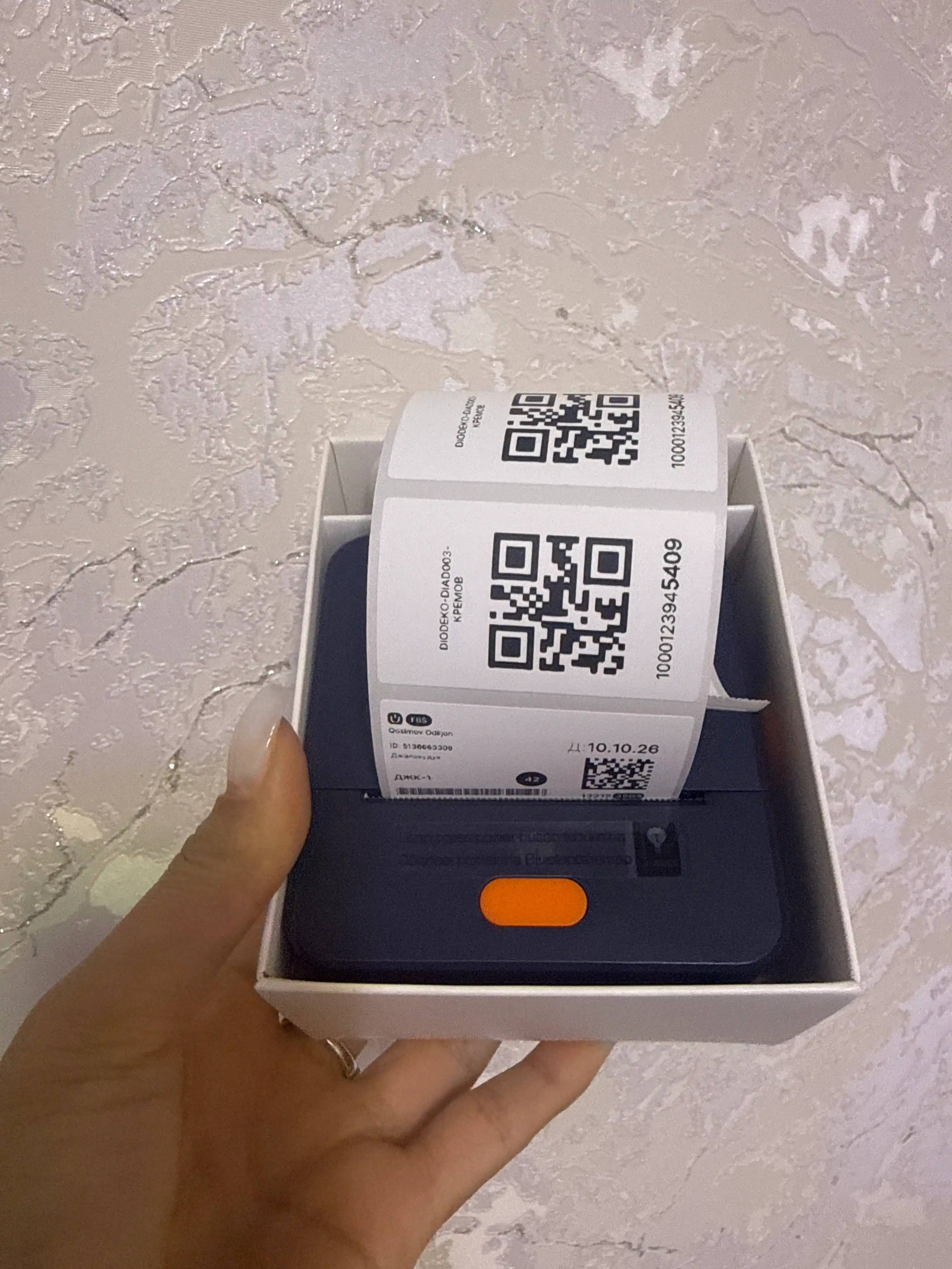 Bluetooth termal yorliq printeri iTech T1