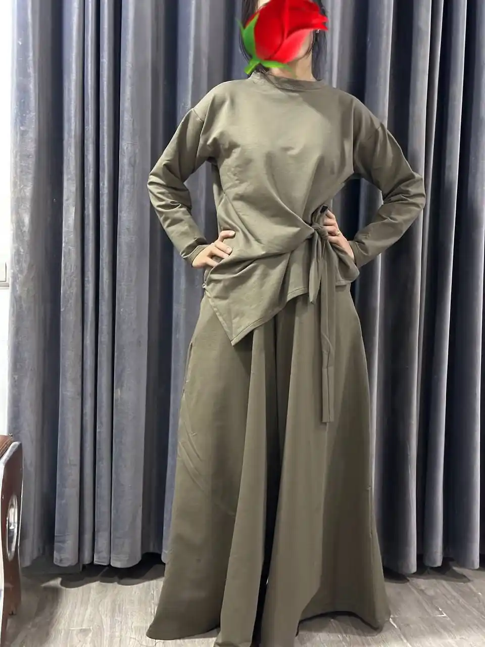 Oversize kuzgi model, ayollar kostyumi, 44-52