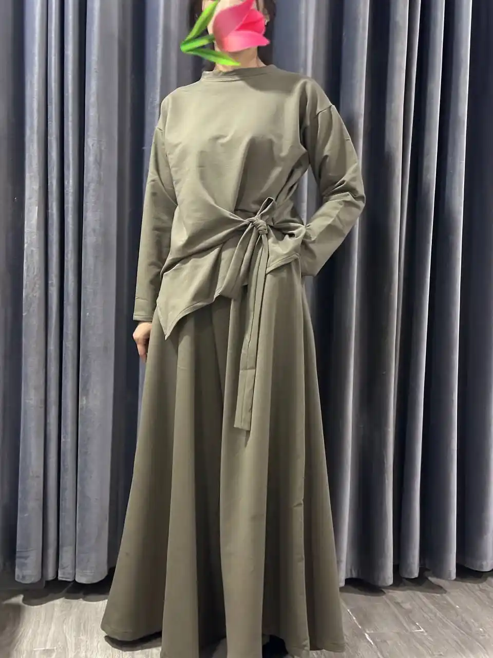 Oversize kuzgi model, ayollar kostyumi, 44-52