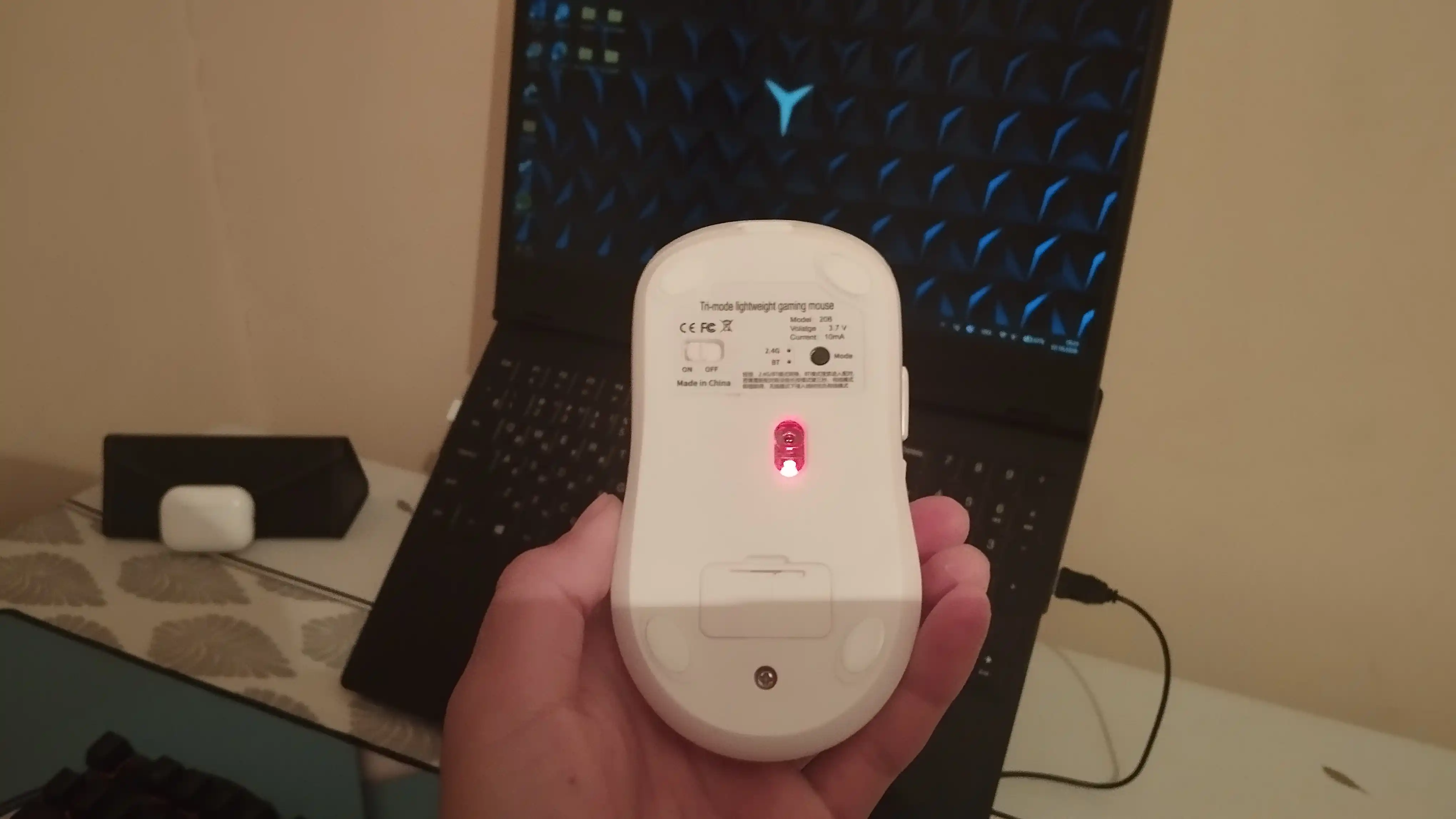 Simsiz Sichqoncha PRO 8000 DPI | Bluetooth + 2.4GHz + Type-C
