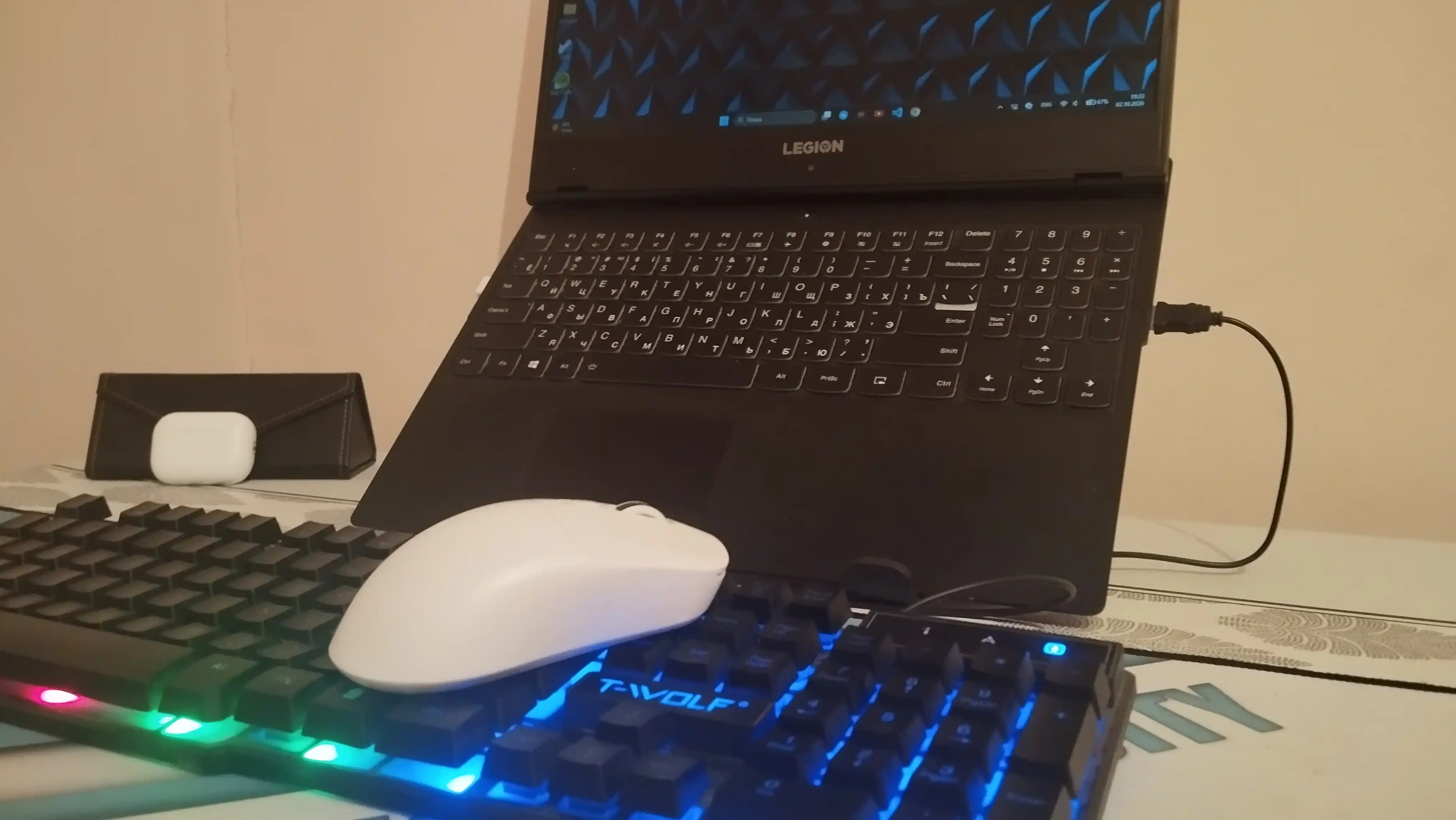 Simsiz Sichqoncha PRO 8000 DPI | Bluetooth + 2.4GHz + Type-C