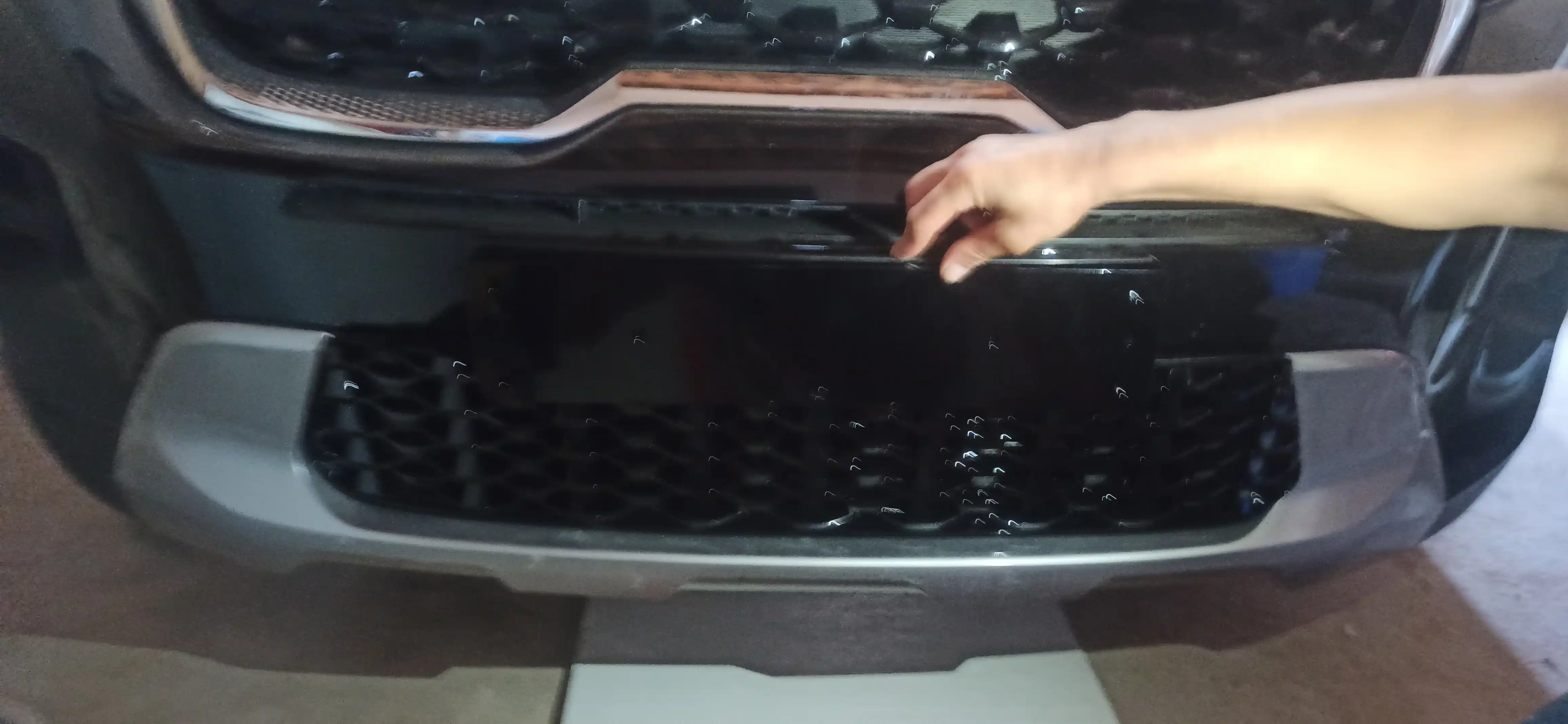 Kia Sonet 2024–2026, старый бампер