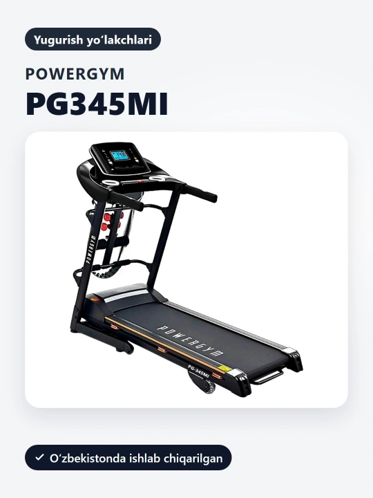 PowerGym PG-345Mi yugurish yo'lakchasi