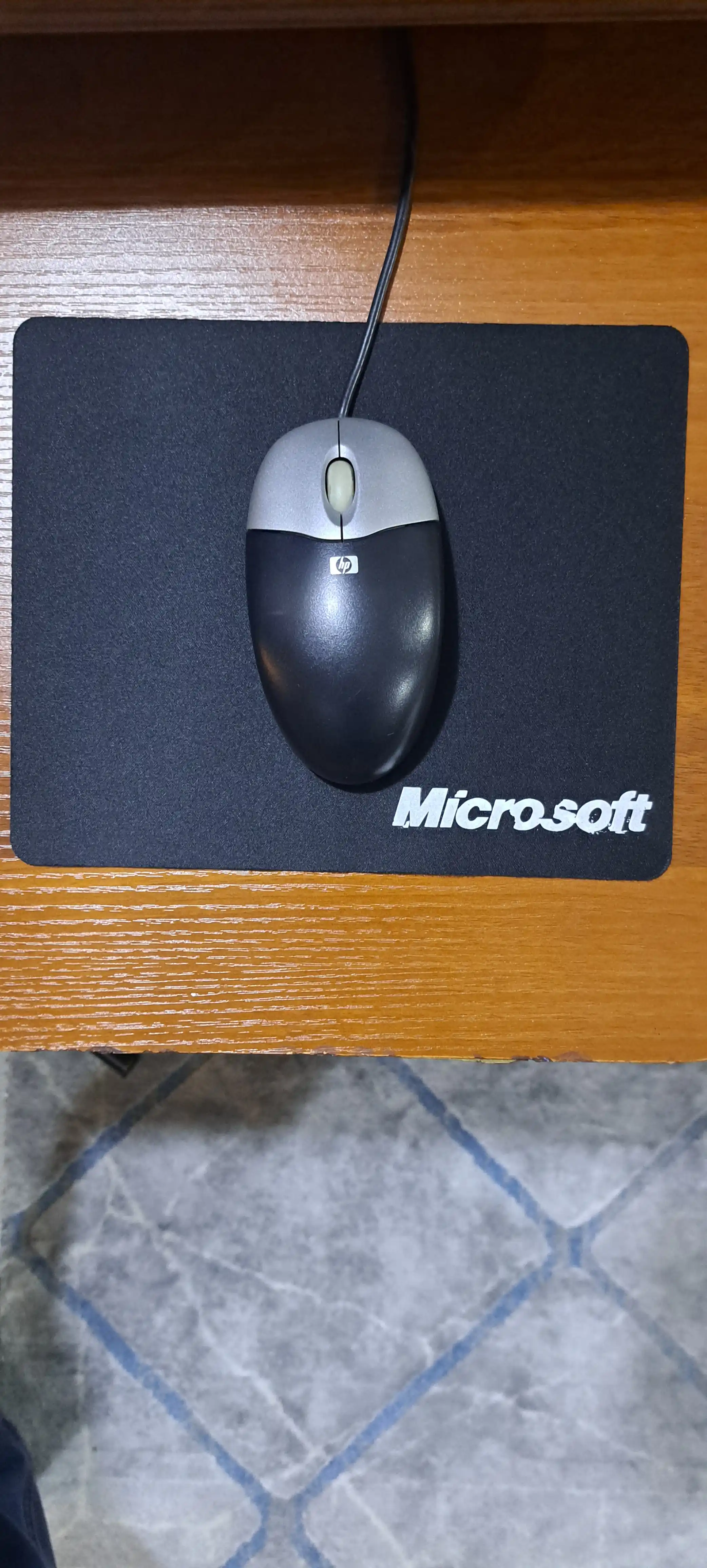 Logotipli kompyuter sichqoncha paneli Microsoft, Logitech 22x18 sm, Borofone 25x20 sm