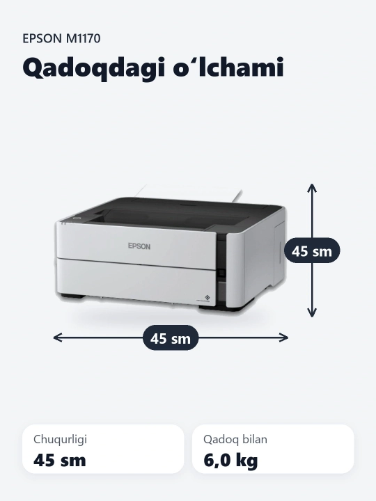 Purkovchi printer Epson M1170