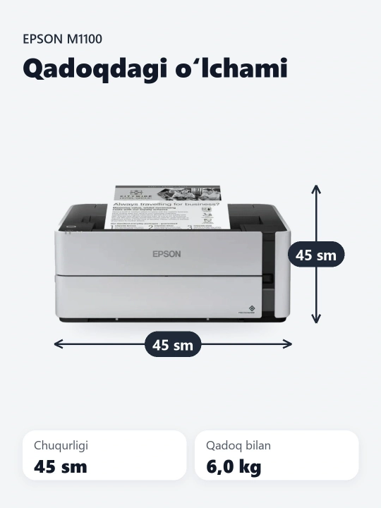 Принтер струйный Epson M1100