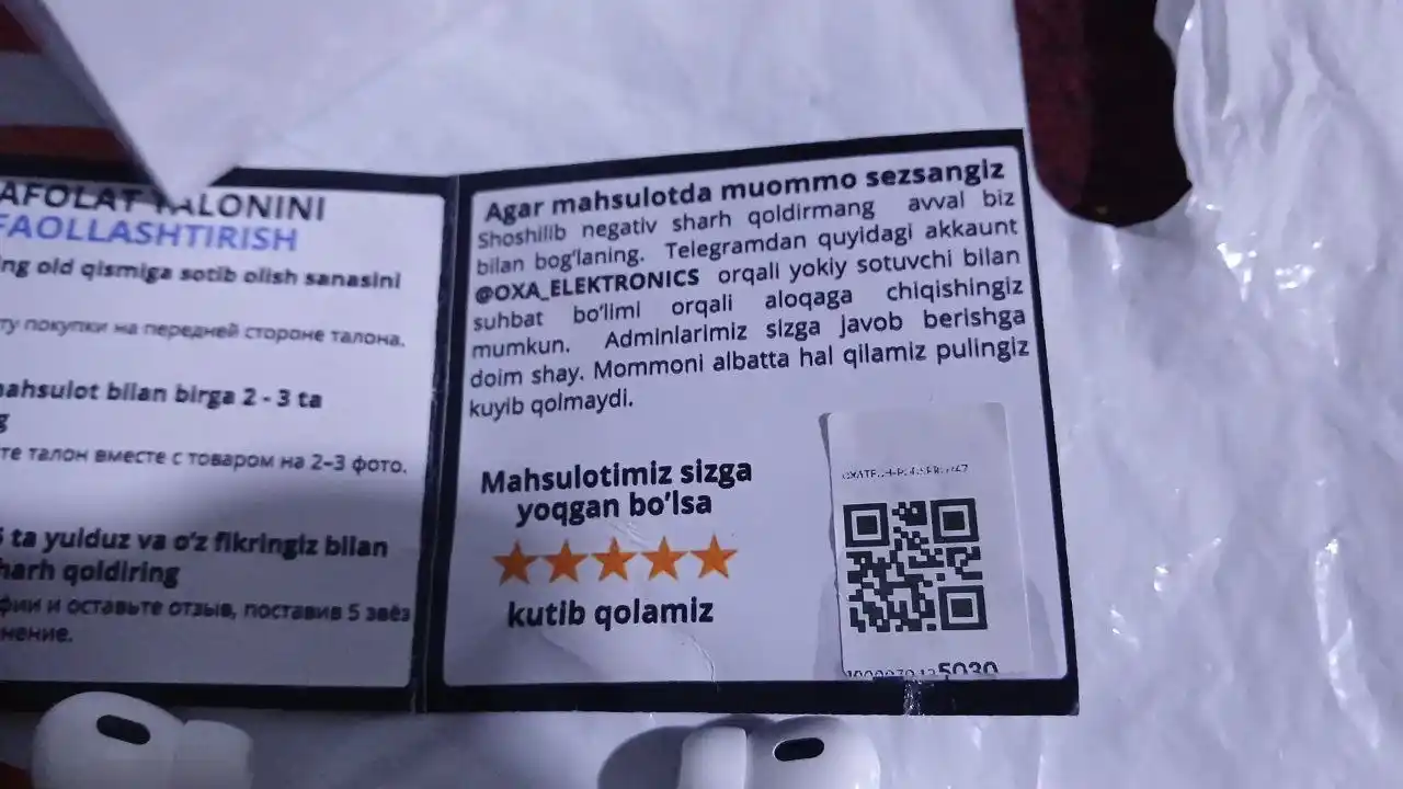 Simsiz quloqchinlar Pods Pro 2, sensorli Bluetooth, iPhone va Android uchun