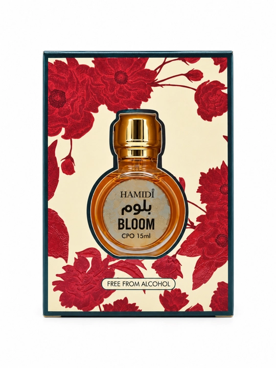 HAMIDI Bloom spirtsiz moyli atirlari, konsentrlangan parfyumeriya moyi, 15 ml