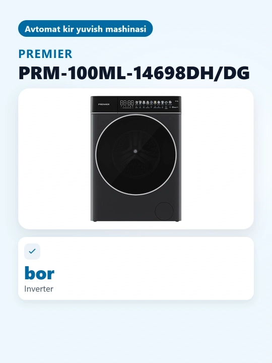 Стиральная машина Premier PRM-100ML-14698DH/DG