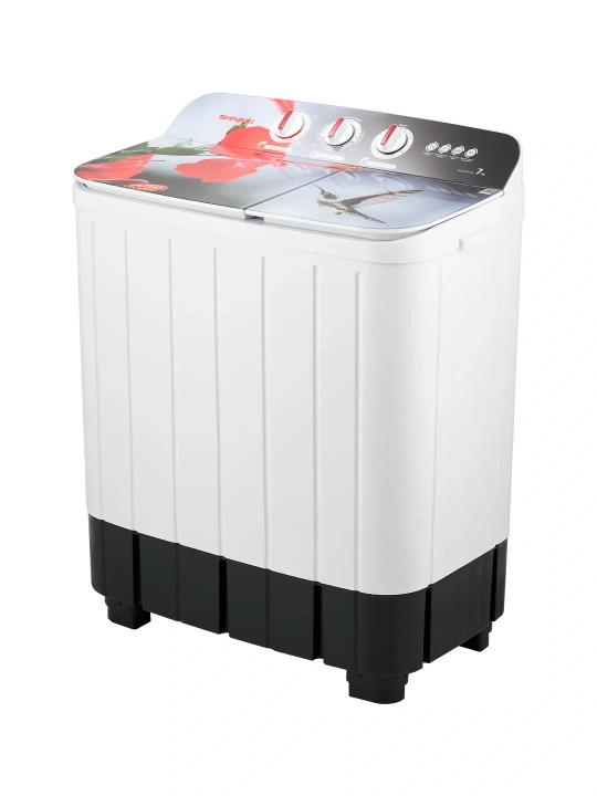 Yarim avtomat kir yuvish mashinasi Shivaki TG70P 7 kg 3.6 kg 15 min
