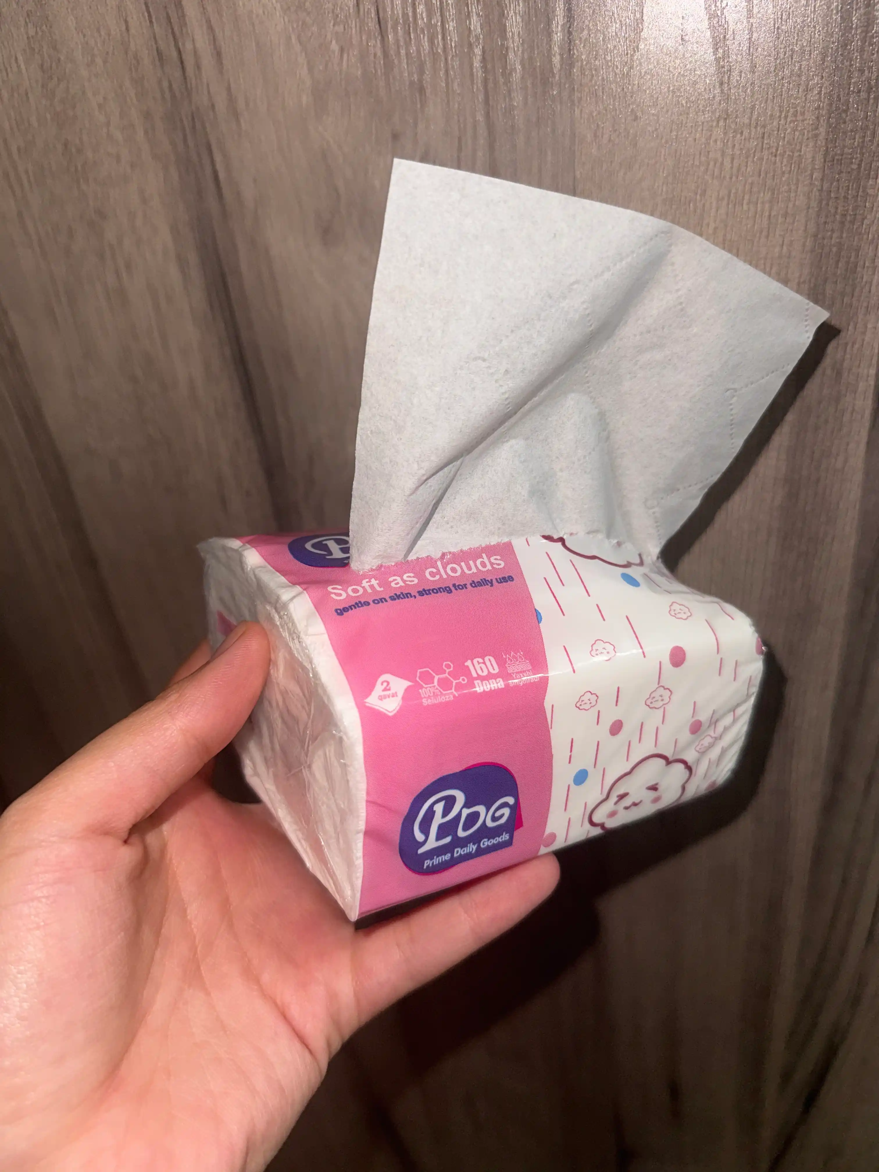 Bir martalik gigiyenik salfetkalar PDG 1 pachkada 10 ta qadoq