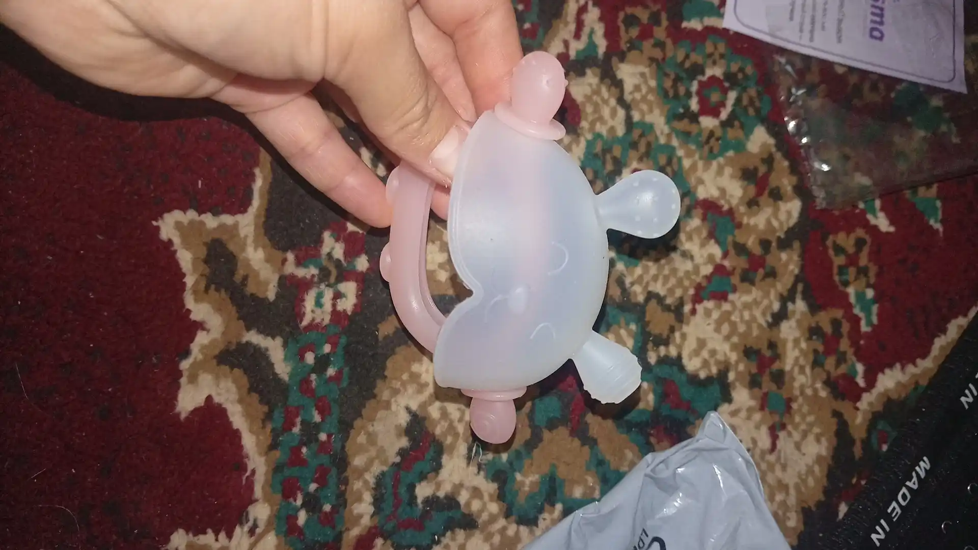 Зубогрыз, мягкий силикон, BPA Free, безопасно с 0+ месяцев