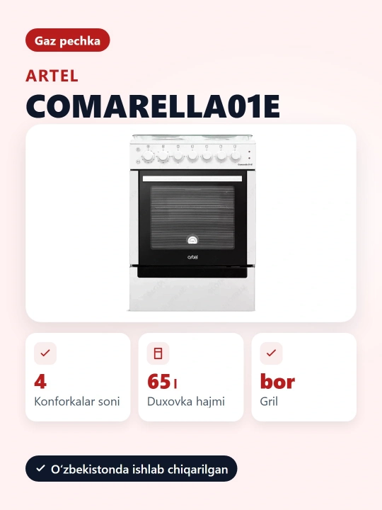 Электрическая плита Artel Comarella 01-E