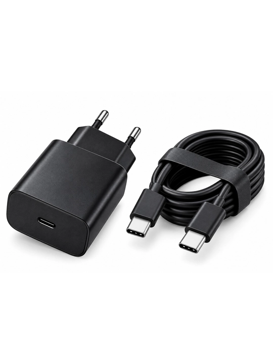 Сетевой адаптер 45 Вт USB-C с кабелем, PD, зарядное устройство для телефона