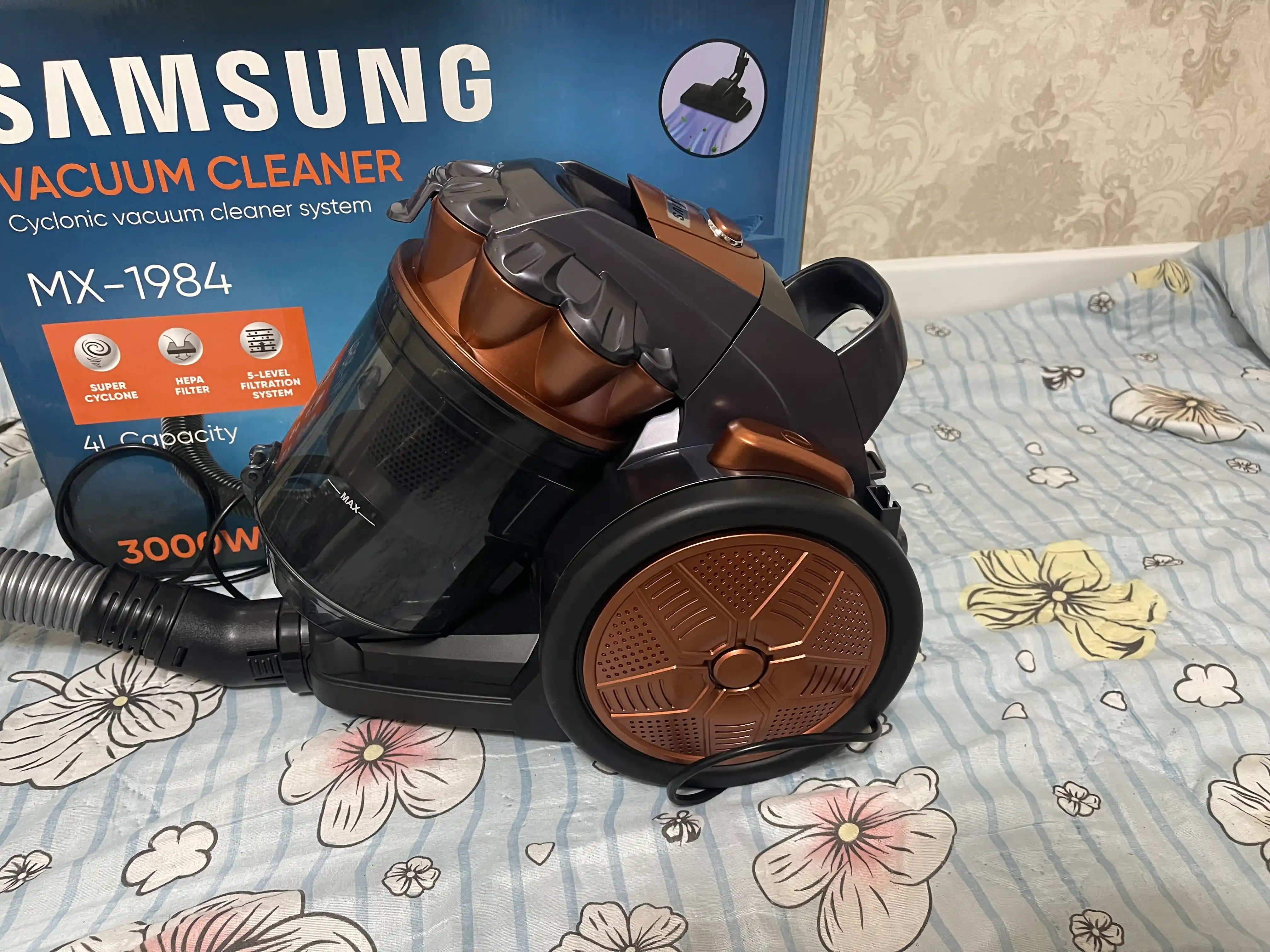 Пылесос Samsung HEPA-фильтром, 3000 Вт, 4 л, пилисослар, плисос, пилисос, чангютгич