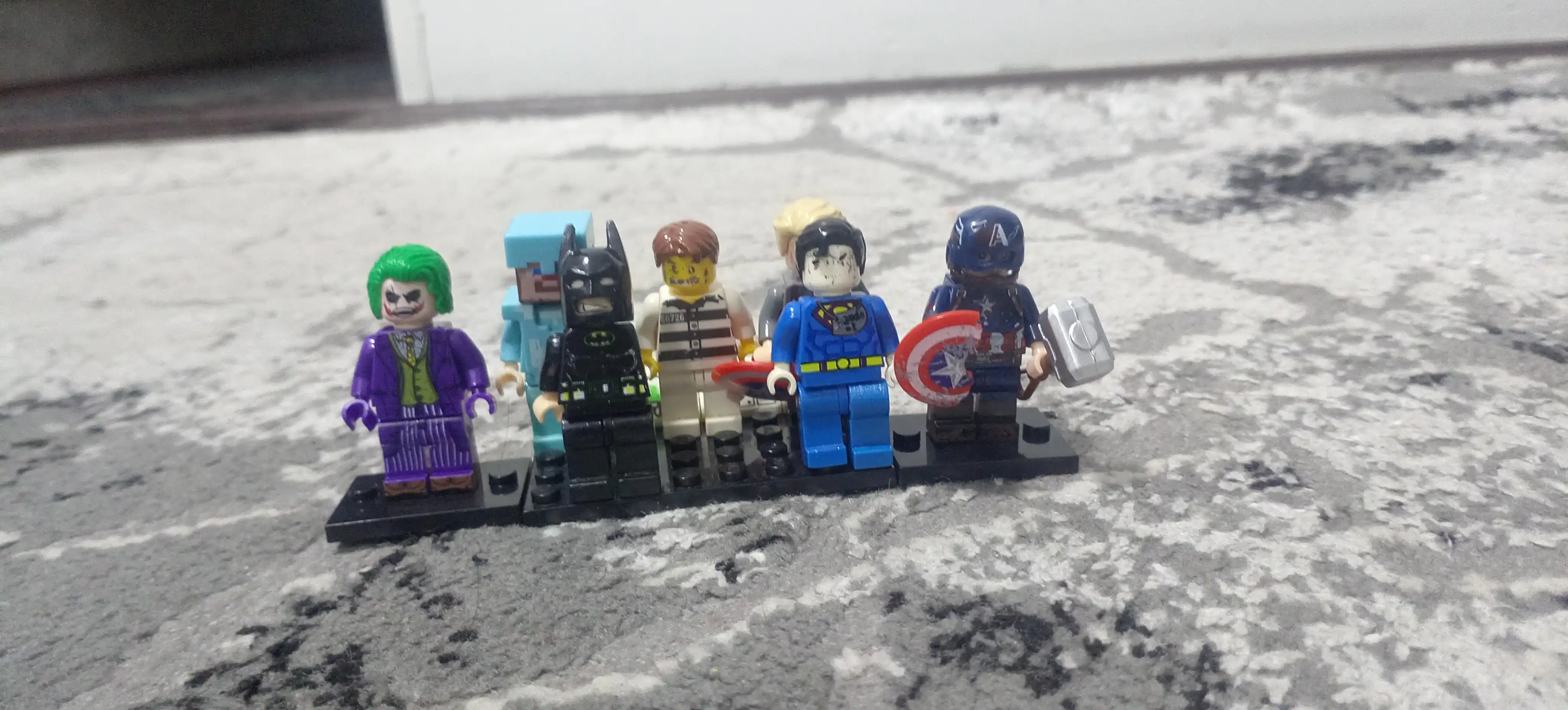 Lego mini figurkalari, Marvel, Dc, Naruto, Oyinchoqlar, Anime