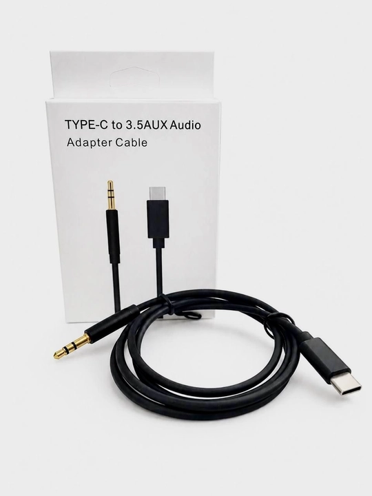 TYPE-C to 3.5 AUX audio adapter kabeli, simli o'tkazgich - 