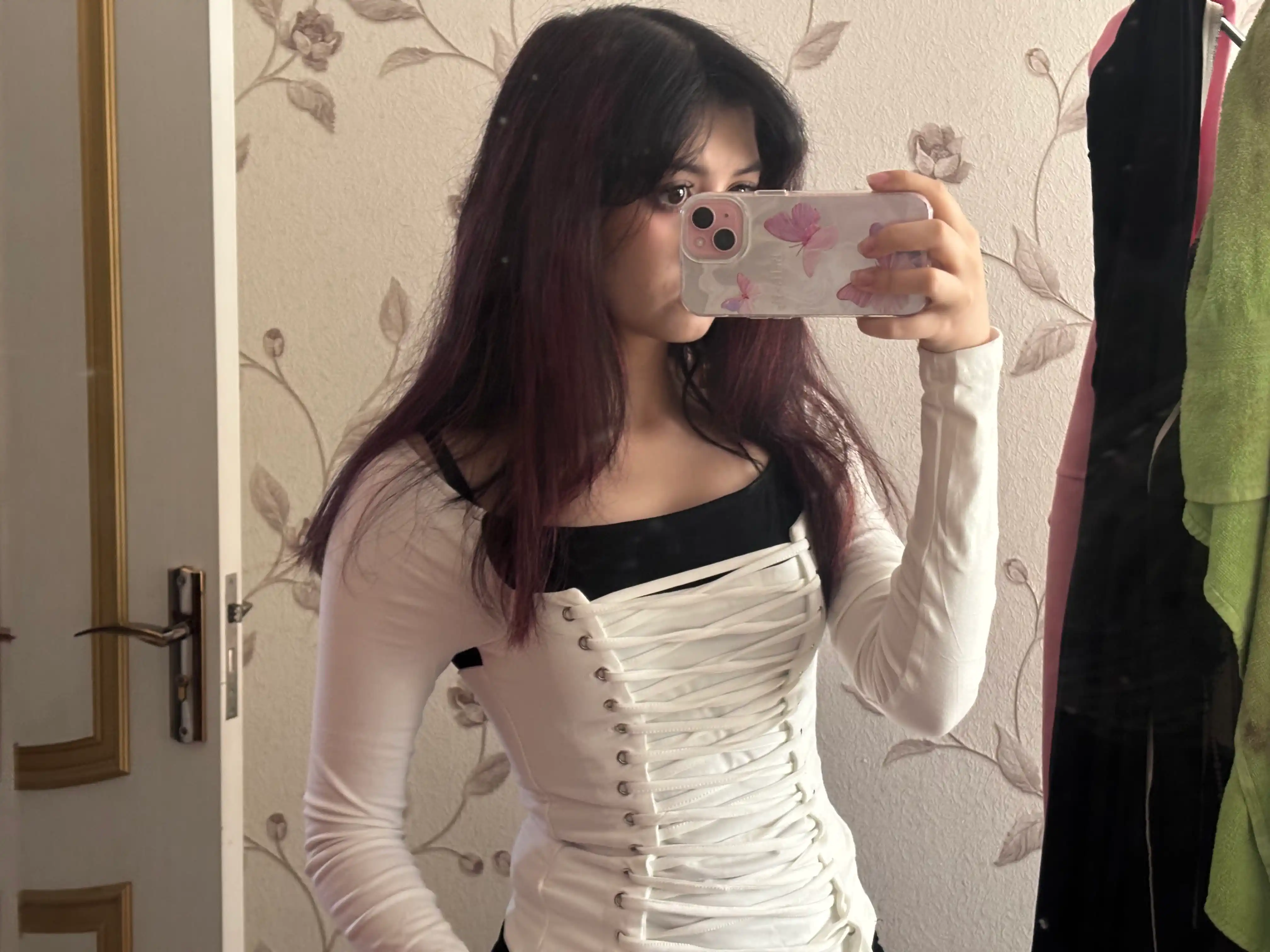 MIYO, Ayollar uchun slim fit longslivlar – gotik osiyo uslubi Y2K