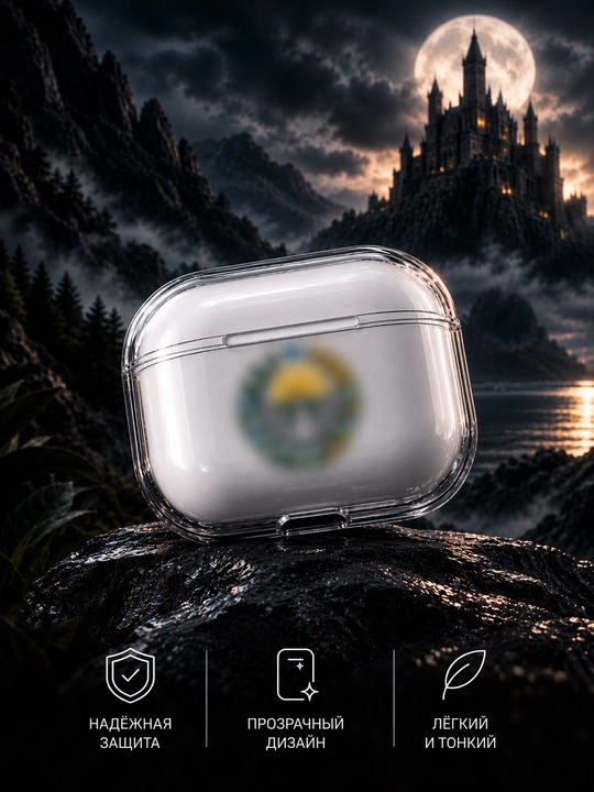 Стильный чехол для AirPods 1/2, 3, 4, AirPods Pro, AirPods Pro 2, AirPods Pro 3